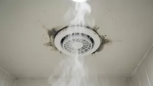 montaż wentylatora łazienkowego w suficie